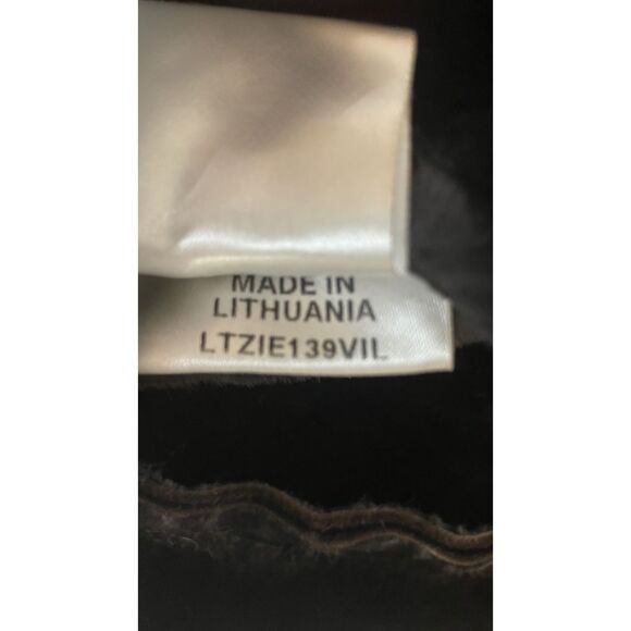 Peruvian Connection Shearling Leather Long Coat XL - Lithuanian Craftsmanship - Picture 8 of 8